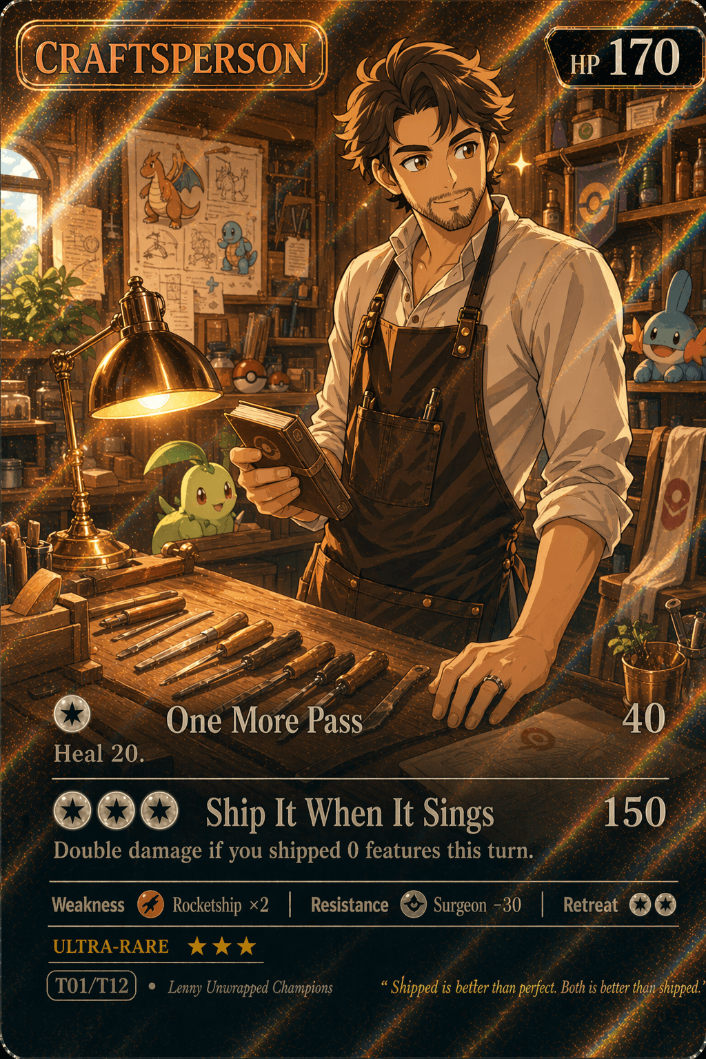 The Craftsperson trainer card