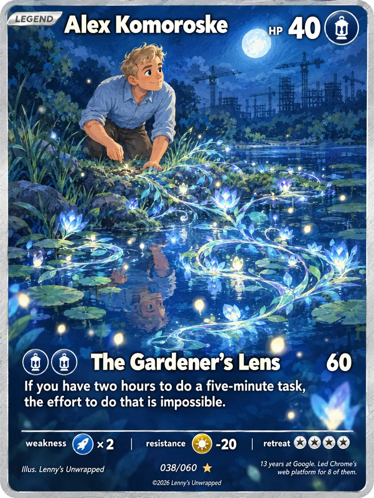 Alex Komoroske — trading card
