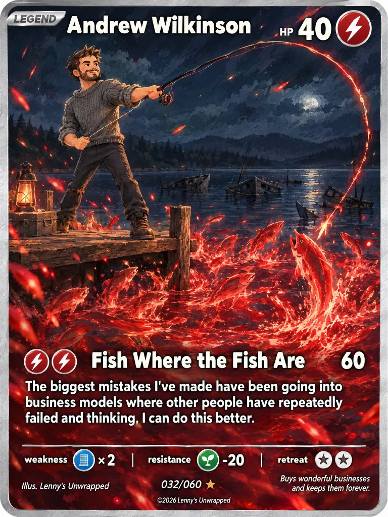 Andrew Wilkinson — trading card