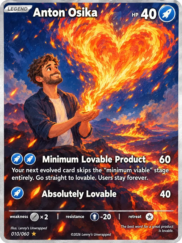 Anton Osika — trading card