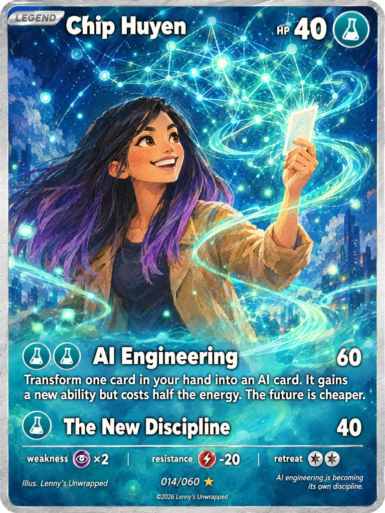 Chip Huyen — trading card