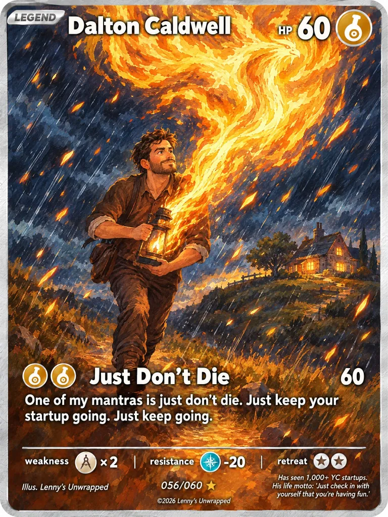 Dalton Caldwell — trading card