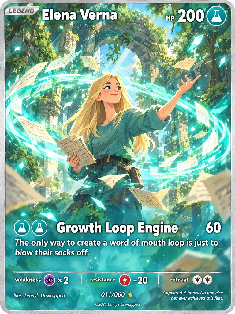 Elena Verna, Lovable — trading card