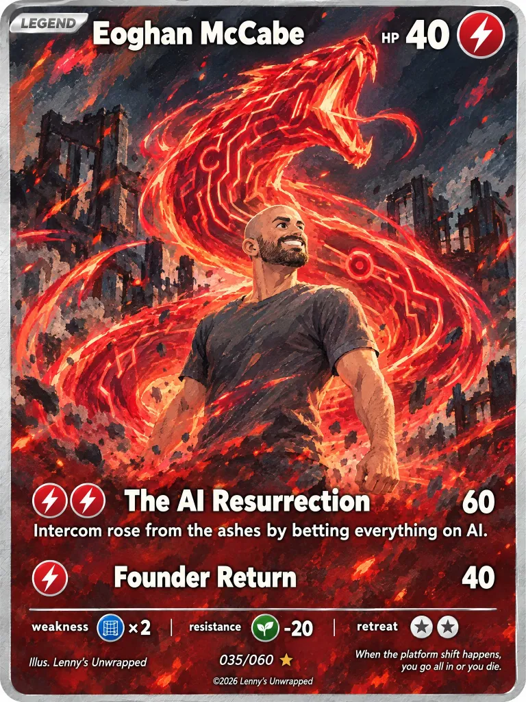 Eoghan McCabe, Intercom — trading card