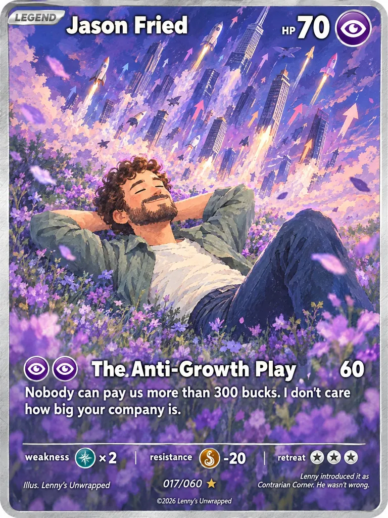 Jason Fried — trading card