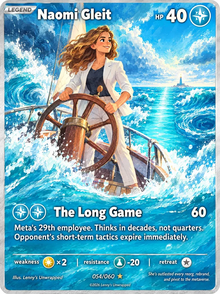 Naomi Gleit — trading card