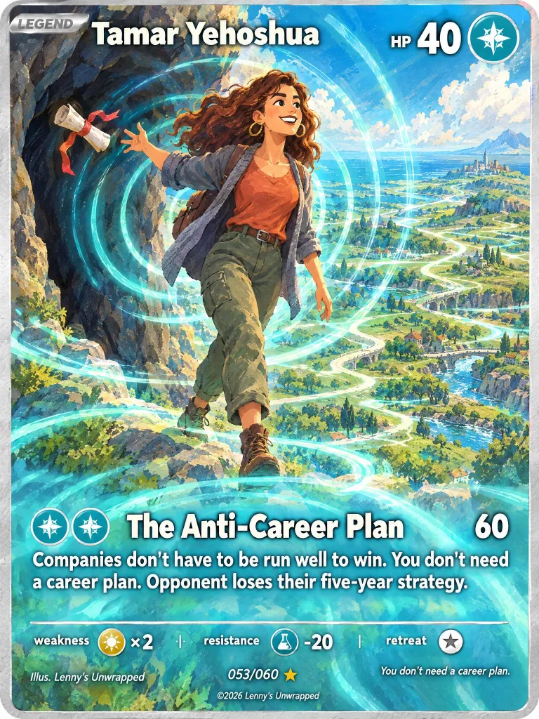 Tamar Yehoshua — trading card